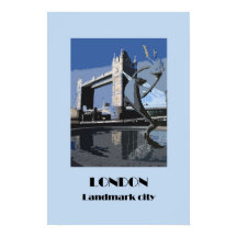 London retro 1920s-style poster