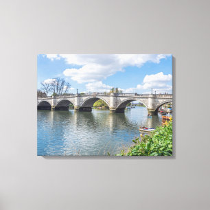 London Richmond Bridge view canvas print