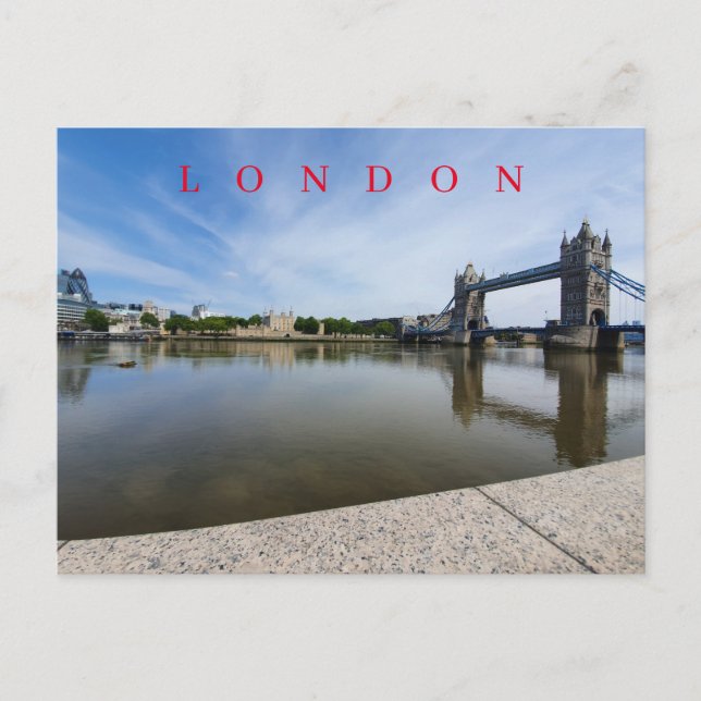 London river Thames view postcard (Front)