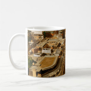 London rooftop view panorama with urban architectu coffee mug