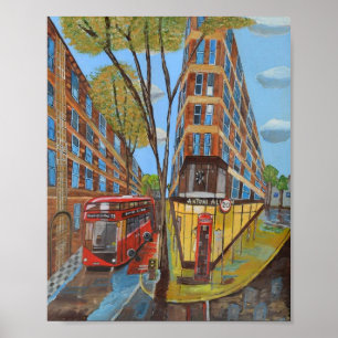 London Rosebery Avenue Poster