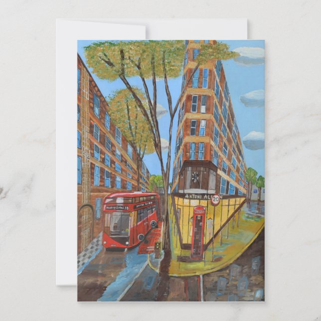 London Rosebery card   (Front)