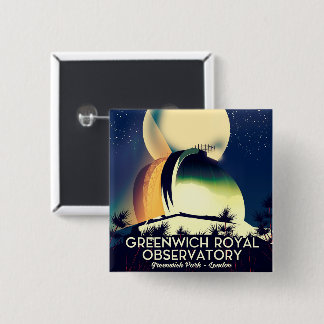 London Royal Observatory Greenwich 15 Cm Square Badge