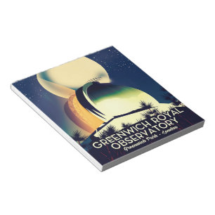 London Royal Observatory Greenwich Notepad