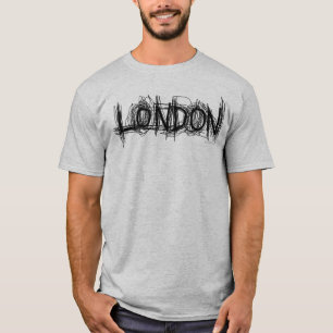 London Scratch T-Shirt Black
