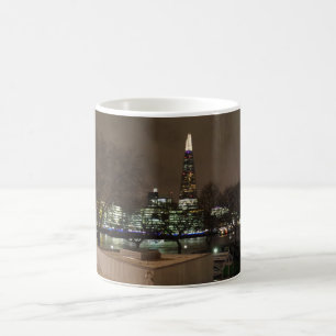London Shard Night View White Coffee Mug