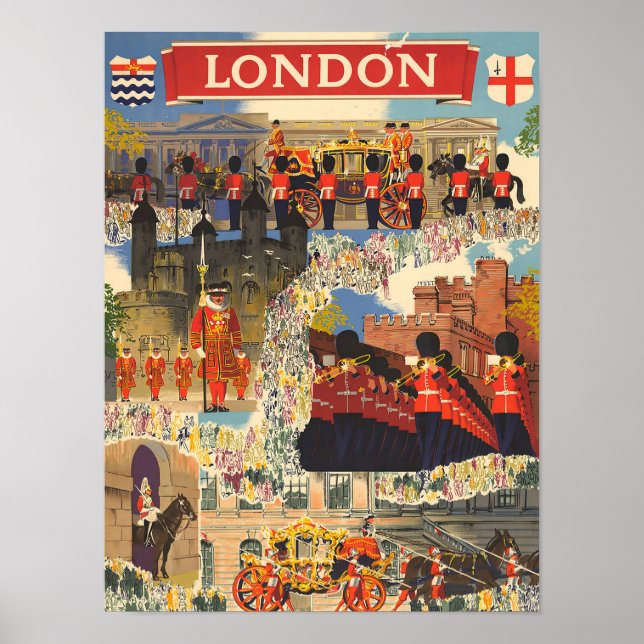 London Sightseeing - UK Poster (Front)