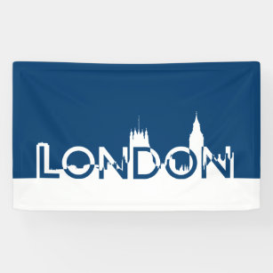 London silhouette banner