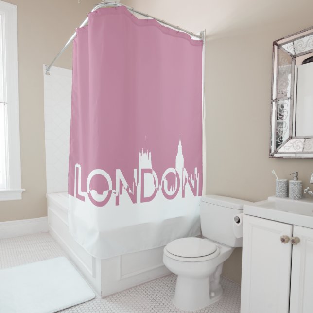 London silhouette shower curtain (In Situ)