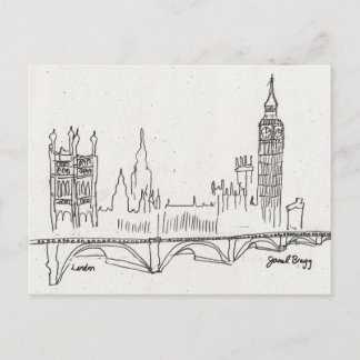 London Sketch Postcard