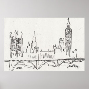 London Sketch Poster