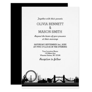 Cityscape Wedding Invitations 10