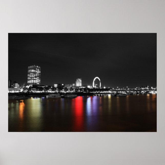 London skyline coloursplas poster (Front)