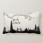 london skyline deco lumbar cushion<br><div class="desc">london skyline customisable background colour other cities in store,  have a look at the skyline line!</div>