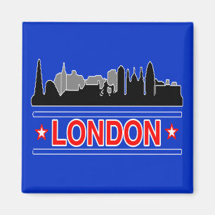 London Skyline Fridge Magnet