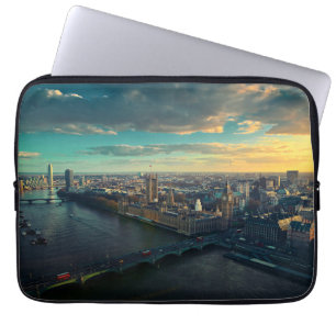 London skyline laptop sleeve