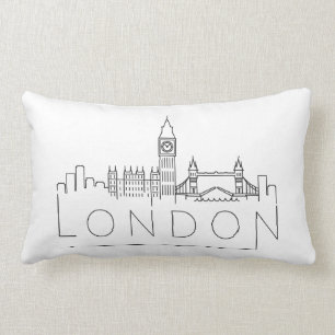 London Skyline Lumbar Cushion
