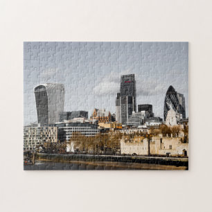 London Skyline Panorama gift Poster Jigsaw Puzzle