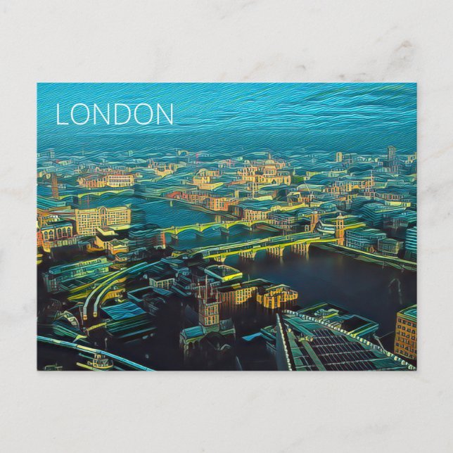 London Skyline Postcard (Front)