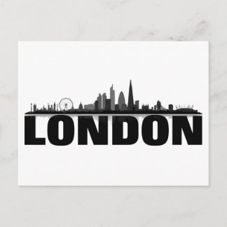 London Skyline Postkarte Postcard