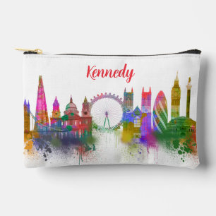 London Skyline - Rainbow Accessory Pouch