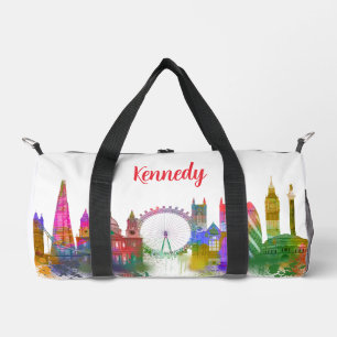 London Skyline - Rainbow Duffle Bag