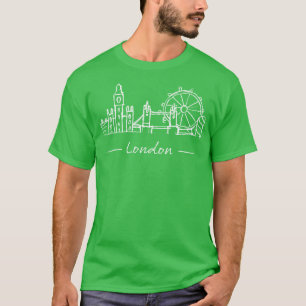 London Skyline Silhouette City Trip Londoners 1 T-Shirt