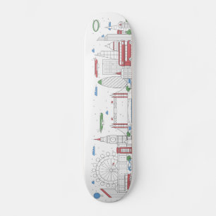 London Skyline Skateboard