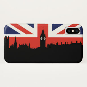 London Skyline The British Flag iPhone X Case