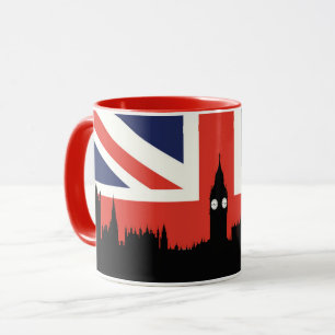 London Skyline   The British Flag Mug