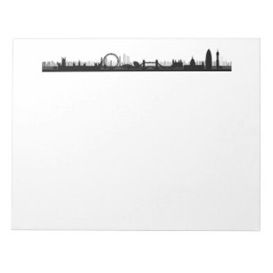 London Skyline Themed Notepad