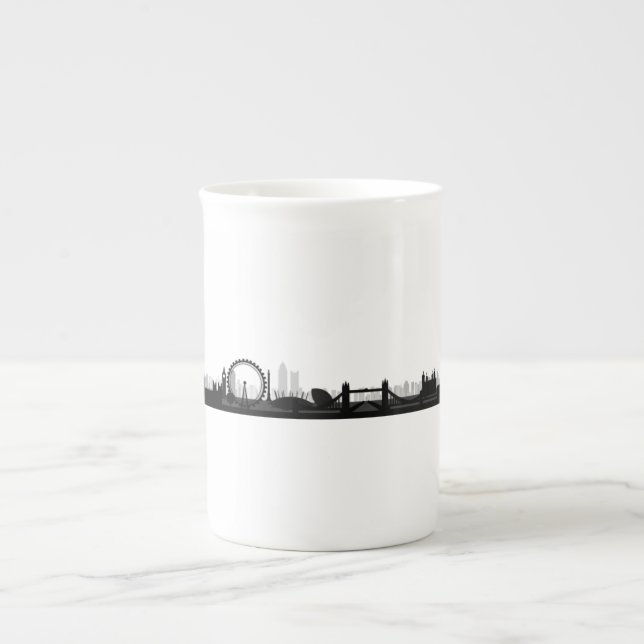 London Skyline Themed Tea Mug (Front)