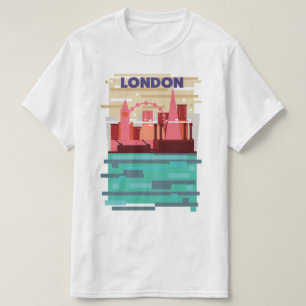 London skyline travel poster. T-Shirt