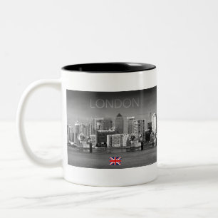 London Skyline Two-Tone Coffee Mug