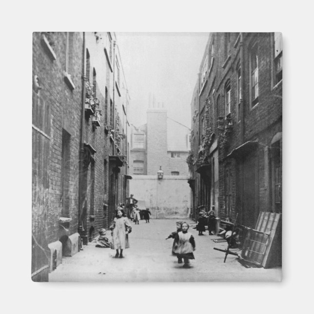 London Slums, 1899 Magnet (Front)