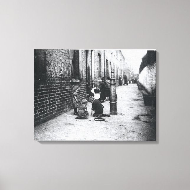 London Slums Canvas Print (Front)