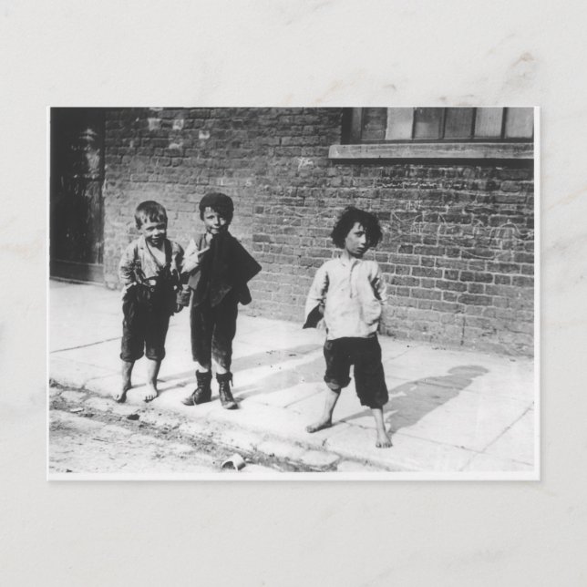 London Slums Postcard (Front)