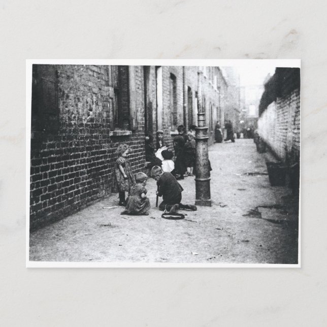 London Slums Postcard (Front)