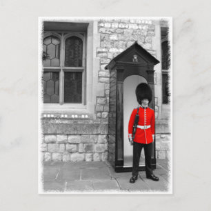 London Soldier Parade postcard