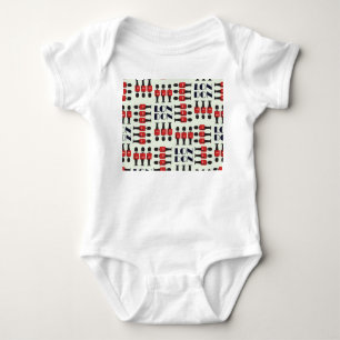 London, soldiers, seamless pattern baby bodysuit