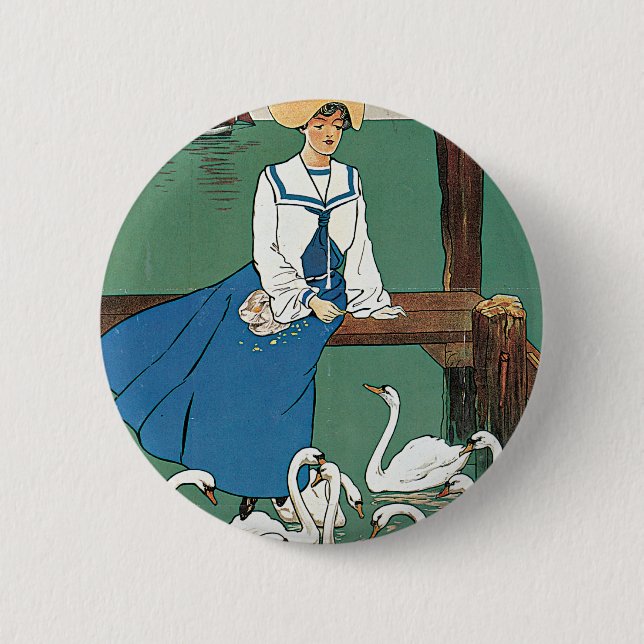 London & Southwestern ~ Weymouth 6 Cm Round Badge (Front)