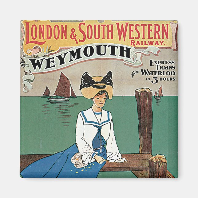 London & Southwestern ~ Weymouth Magnet (Front)