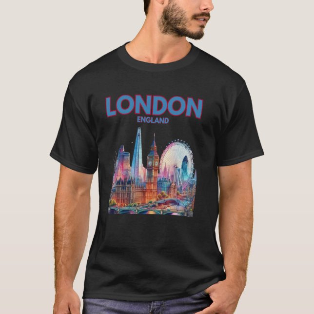 London Souvenir British UK Men Women Gift Britain T-Shirt (Front)