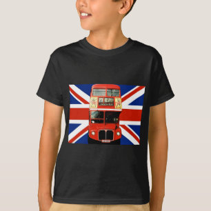 London Souvenirs & Gifts with Bus and British Flag T-Shirt