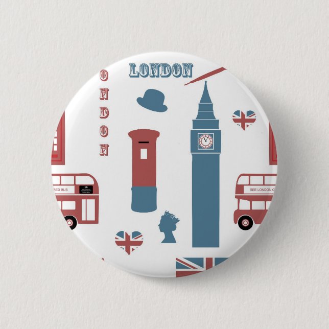 London Special 6 Cm Round Badge (Front)
