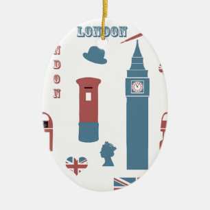 London Special Ceramic Tree Decoration
