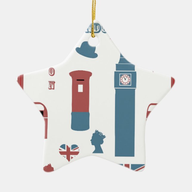 London Special Ceramic Tree Decoration (Front)