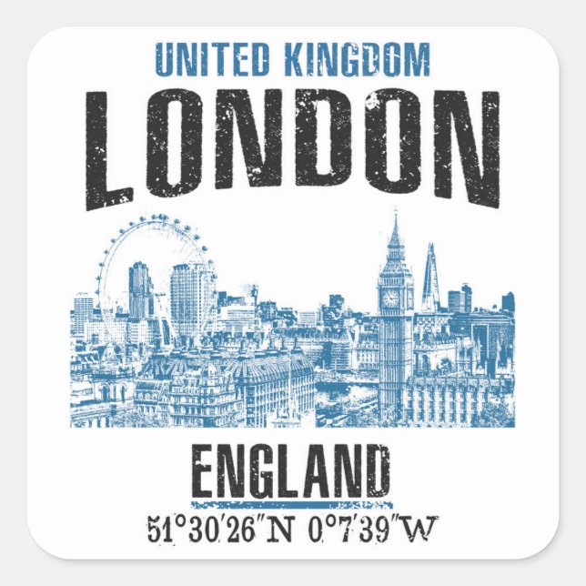 London Square Sticker (Front)