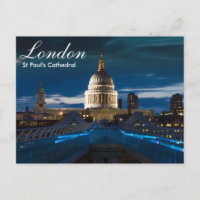 London - St Paul's Cathedral postcard