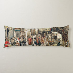 London Street, 1869 Body Cushion
